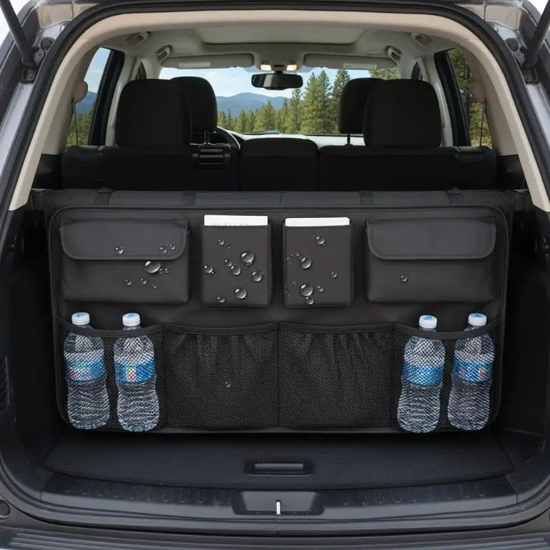 Capacity Car Trunk Organizer Oxford Backseat Storage Bag Multi-use Qme