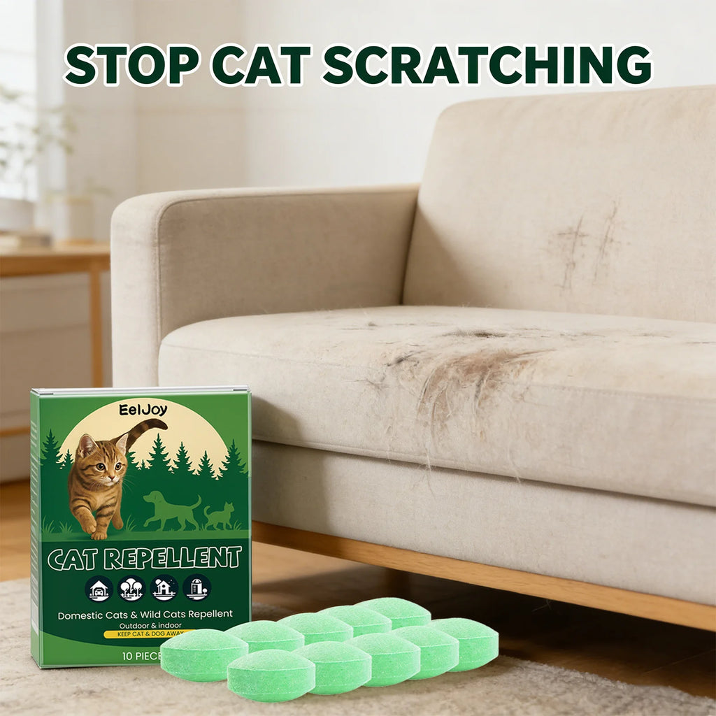 Indoor Cats Repellent Pill Prevent Biting & Gnawing Correcting Pet Behavior Reducing Scratching Furniture Outdoor Pets Training Qme