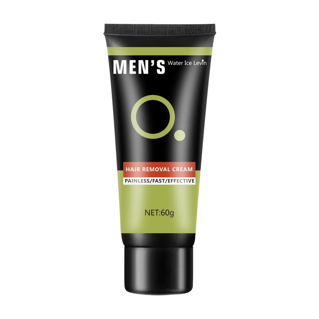 Hair Removal Cream - Gentle and Effective, Suitable for Chest, Arms, Beard, and Underarms, No Need for Rinsing, 60g Qme 60g Bottle