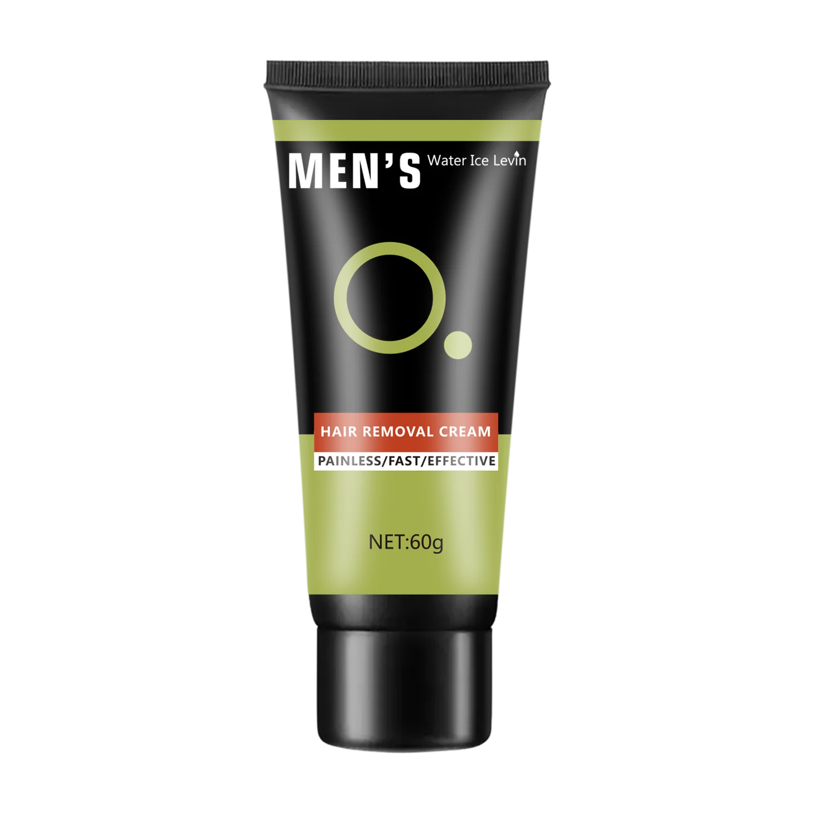 Hair Removal Cream - Gentle and Effective, Suitable for Chest, Arms, Beard, and Underarms, No Need for Rinsing, 60g Qme 60g Bottle