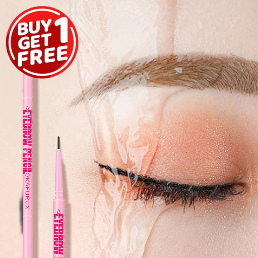 6 Colors Ultra-fine Double Headed Eyebrow Pencil Waterproof Qme