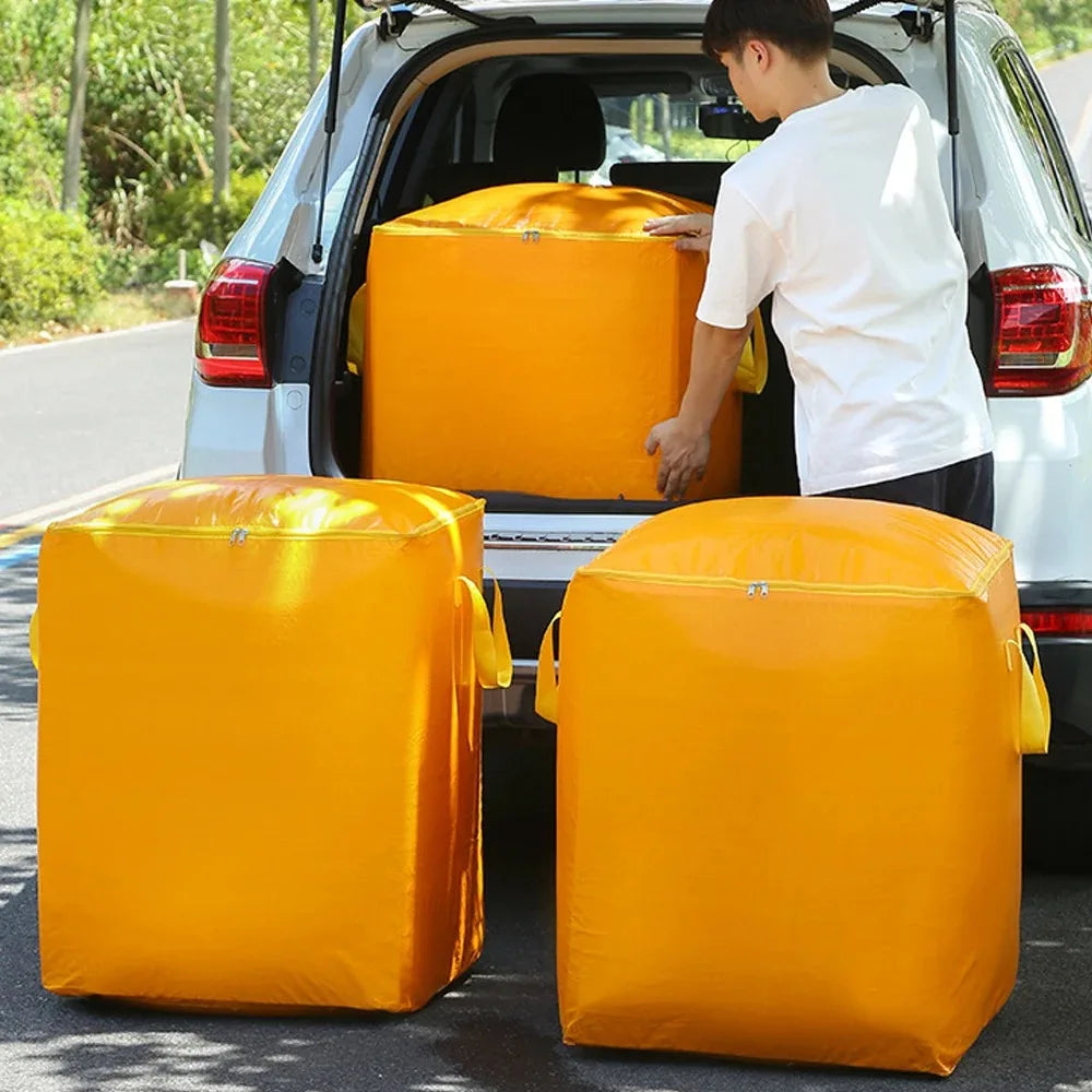 Large Capacity Moving Packing Bag Storage Bag Cotton Quilt Bag Miscellaneous Woven Luggage Bag Clothing Sorting and Storage Bag Qme