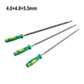 3 Pcs 4mm/4.8mm /5.5mm Round High Carbon Steel Sharpening Chainsaw Saw Chain Files Sharpener For Woodwork Chainsaw File Qme Default Title