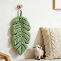 Banana Leaf Shaped Hanging Hand Towel, Suitable for Daily Wiping of Hands, Face, and Tableware, Decorative Hanging Decoration Qme 1pc