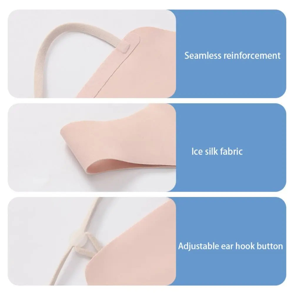 Breathable Sunscreen Face Scarf Ice Silk Mask Summer Eye Patches Qme