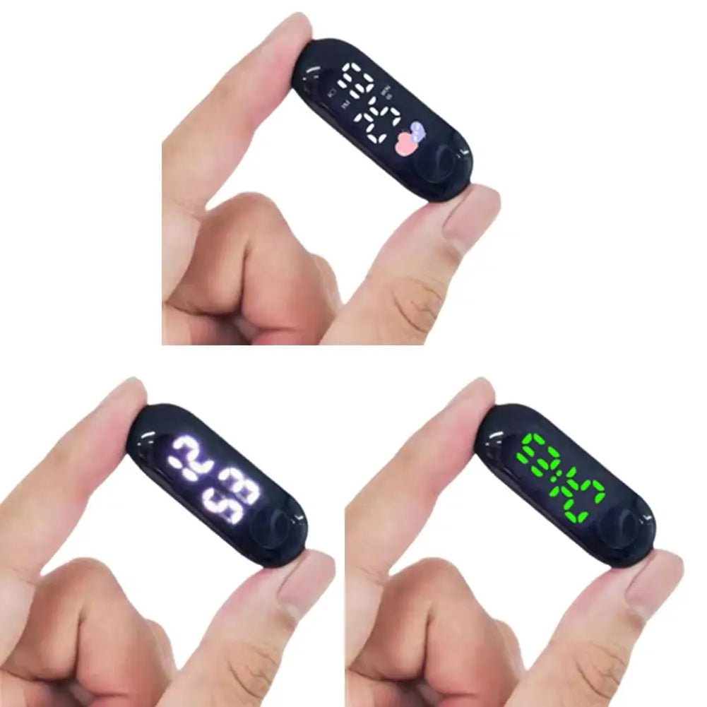 Motorcycle Electric Vehicle Onboard Time Display For Motorcycle Electric Scooter Waterproof Luminous Digital LED Portable Clock Qme