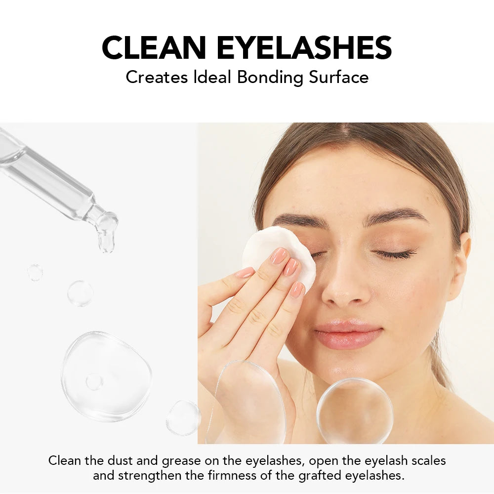 NATUHANA Pre-treament Primer Clean Lashes Bonder Eyelash Extension Qme