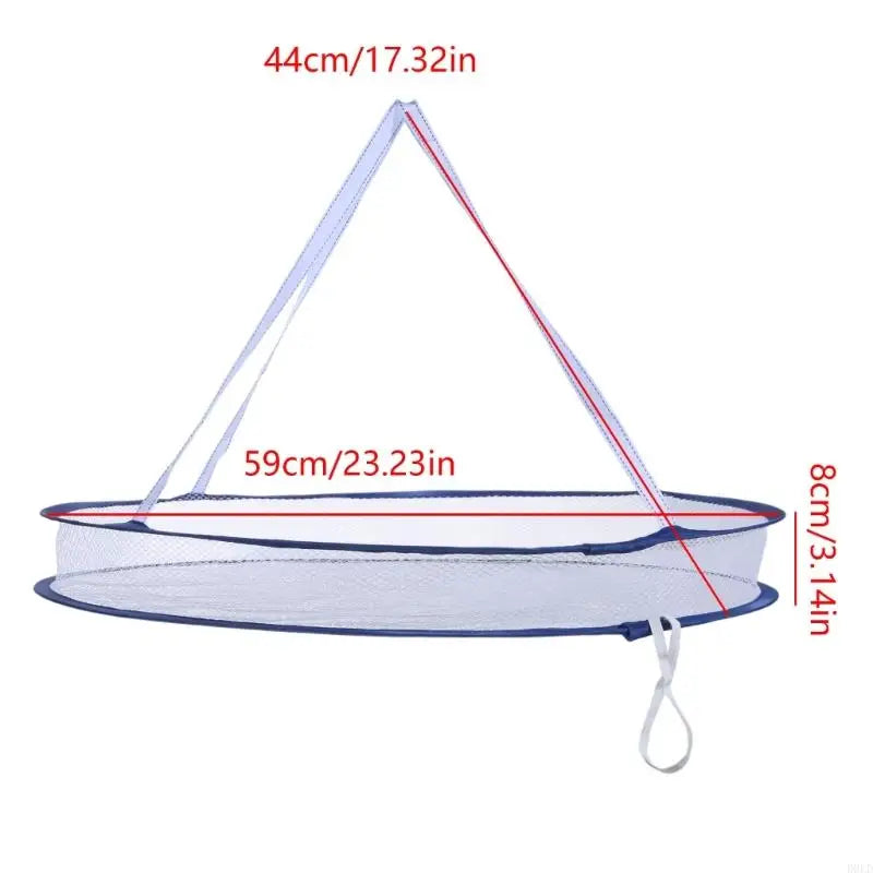 Folding Drying Rack Hanging Clothes Laundry Sweater Basket Dryer Net Qme
