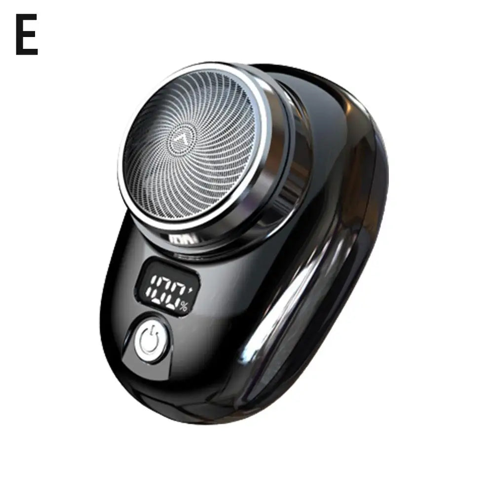 Mini Electric Razor Shaver for Men Vehicle Mounted Shave with Digital Display Cordless Travel Pocket Shaver Face Beard Trimmer Qme E China