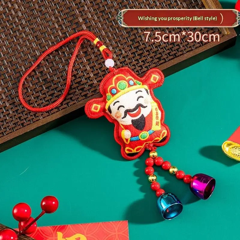 Lucky Fragrant Bag Tassels Horse Incense Car Hanging Chinese Zodiac Qme A9