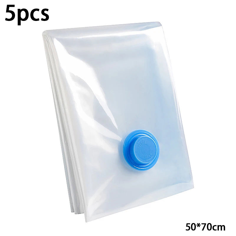 Folding Compressed Space Saving Clothes Storage Big Towel Cloth Qme one size B