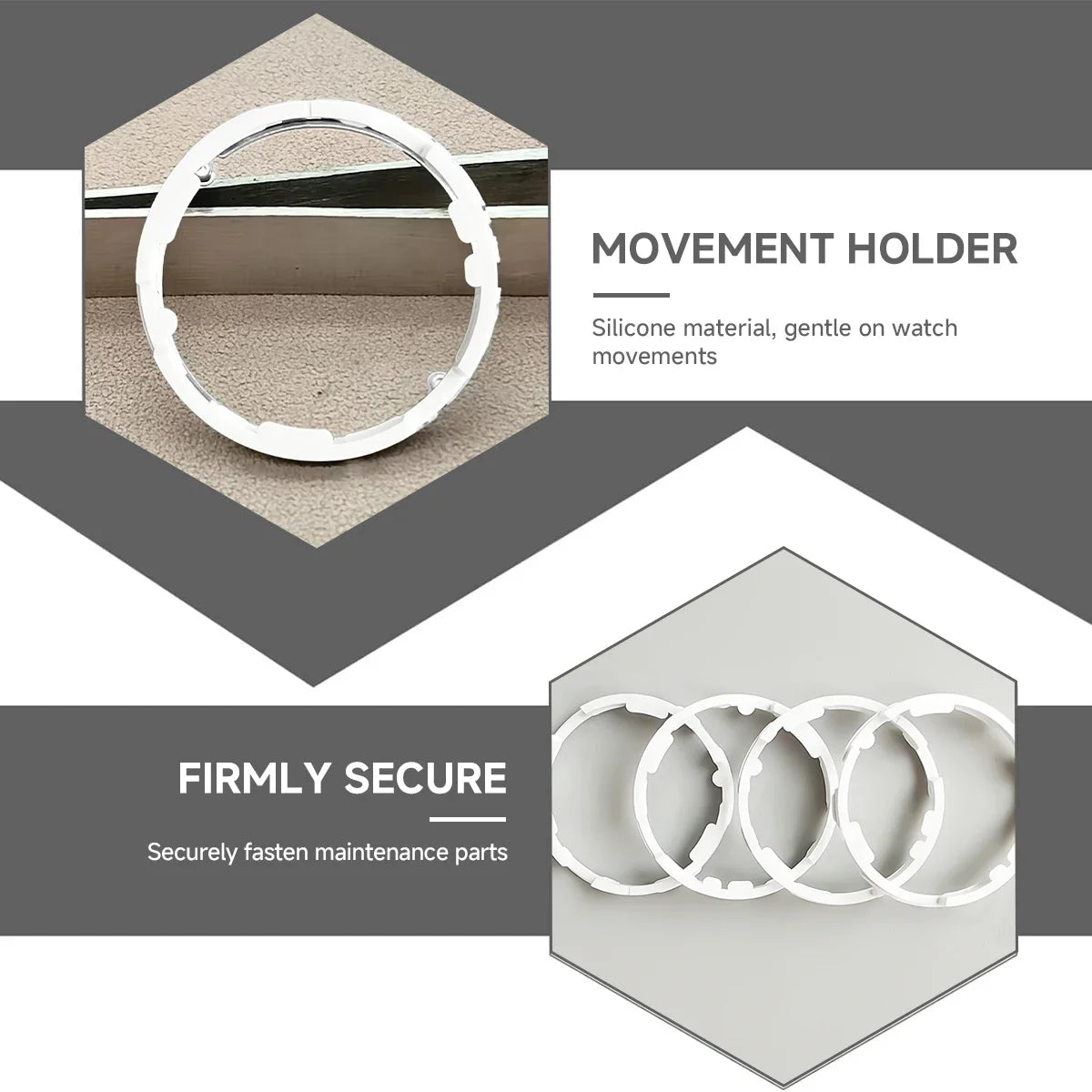 2/4/6/10pcs Watch Movement Spacer Ring For 8200 8205 8215 Watch Movement Replacement Accessories Watch Spacer Rings Qme