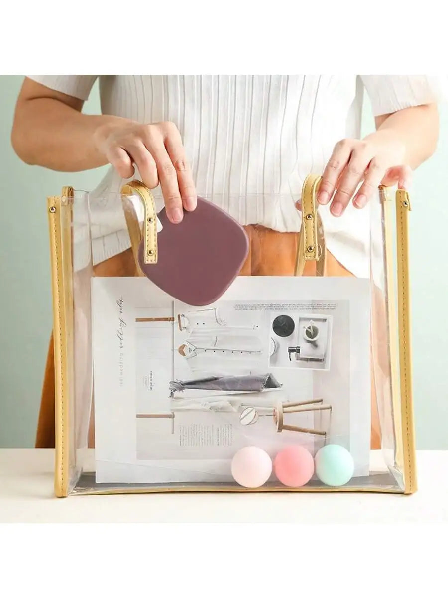 Mirror Jewelry Box Earring Necklace Storage Travel Portable Bag Qme