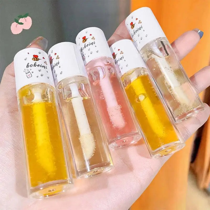 Honey Lip Oil Water Light Transparent Glass Moisturizing Lips Student Qme