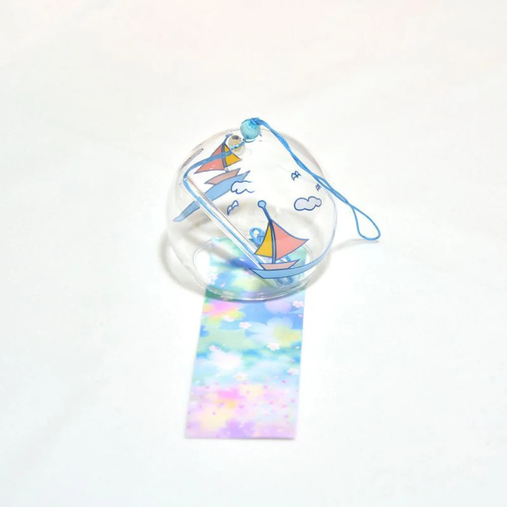 Garden Wind Bell Japan Wind Chimes Handmade Glass Furin Spa Kitchen Office Decor japanese room decor For Home Decoration Party Qme