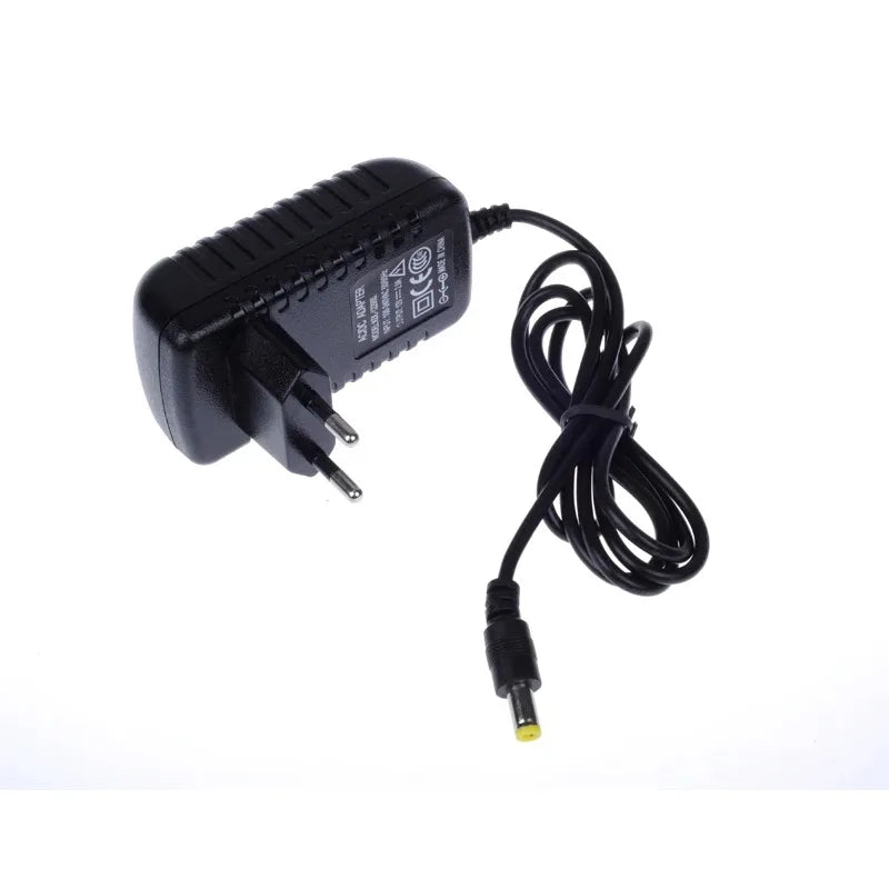 2PCS 12V 1.5A Power Adapter 12V 1500mA Charger for UK/EU Plug Telecom Modem Set-top Box Router Qme