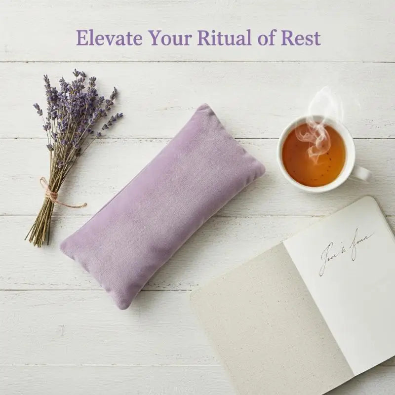 Lavender Eye Pillow Aromatherapy Cold Compress Relieve Fatigue Home Qme