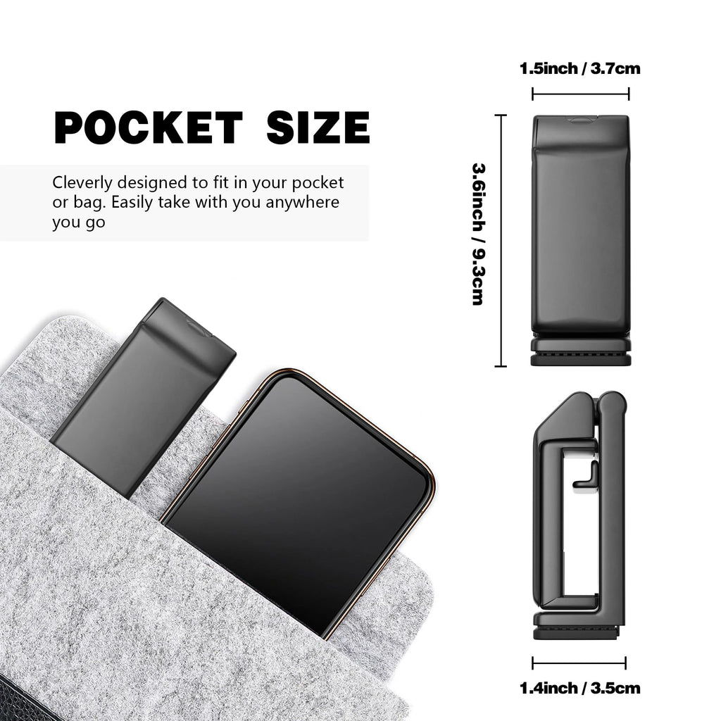1 Universal Airplane Phone Holder 360 Degree Rotating Pocket Sized Qme