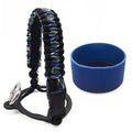 Silicone Non-slip Base Cover Paracord Hand-woven Water Cup Carrying Qme A27