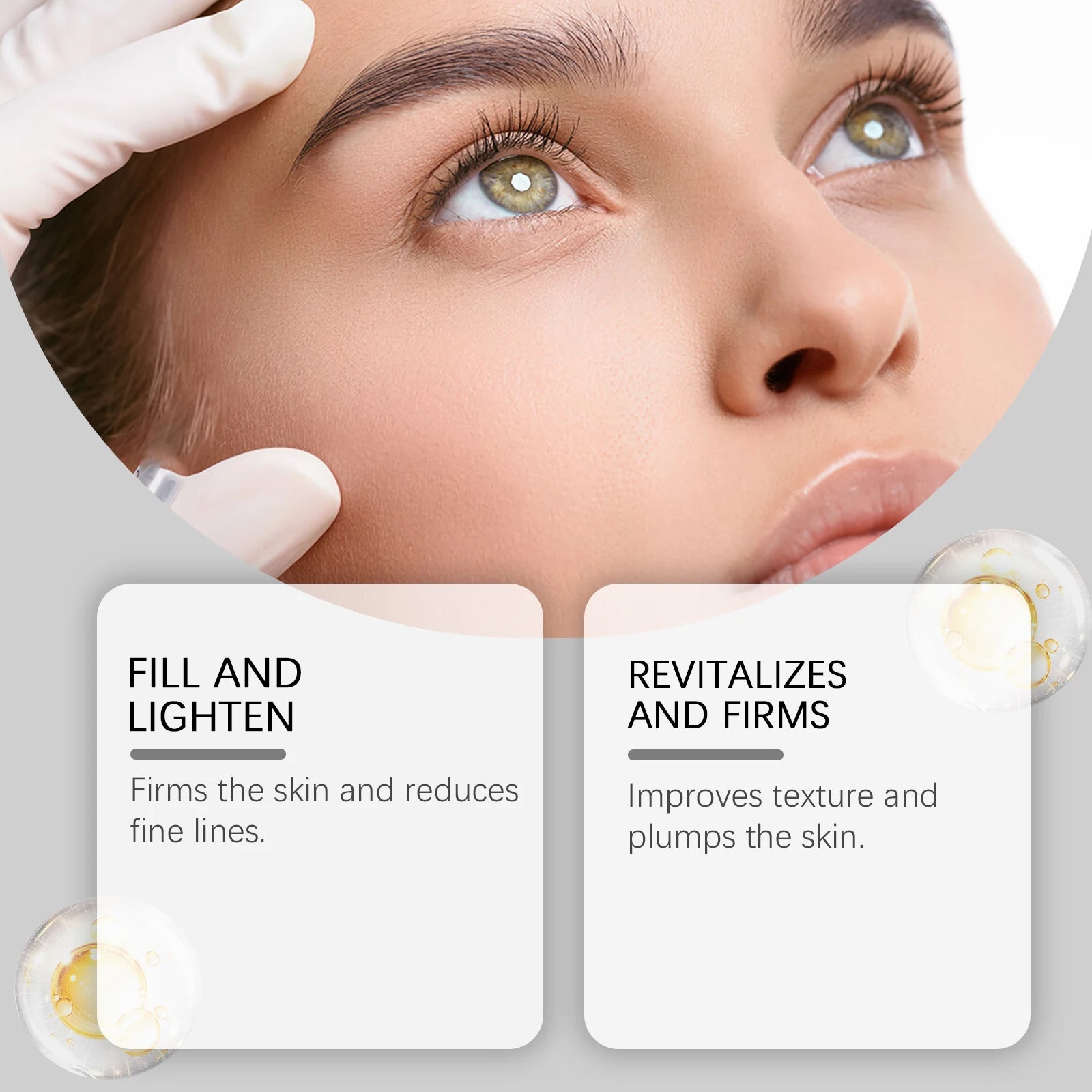 Anti Aging Face Serum Firming Brightening for All Skin Types Smoothing Wrinkle Tightening Nourishing Facial Skin Care Serum Qme