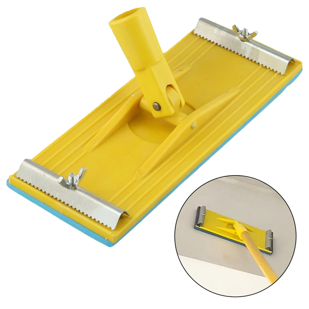 1 Pc Sandpaper Holder Polishing Tool Plasitc Hand Sander Holder Sandpaper Frame Clip For Drywall Sanding Sander Head Qme Default Title