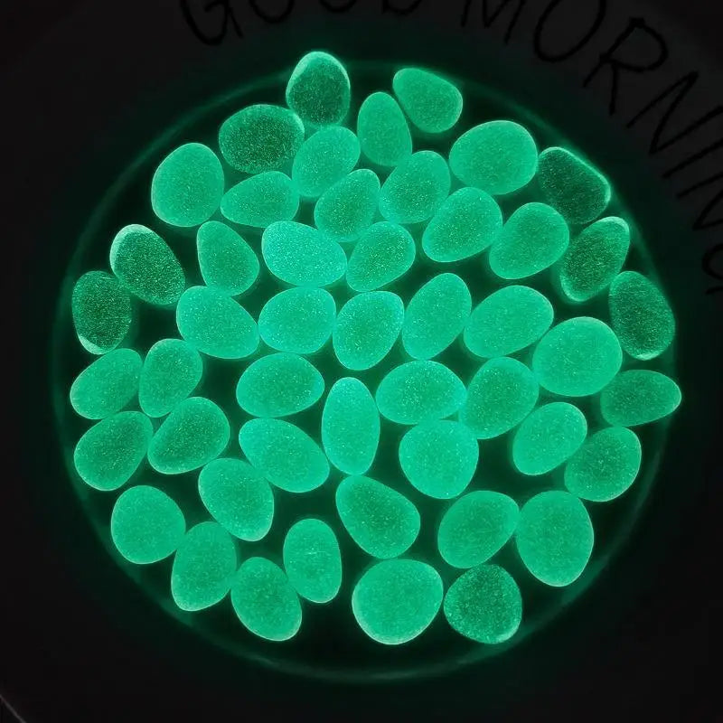 20/40Pcs Glowing Resin DIY Stones Luminescent Craft Accessories for Handmade Jewelry Phone Charm Making Supplies Qme