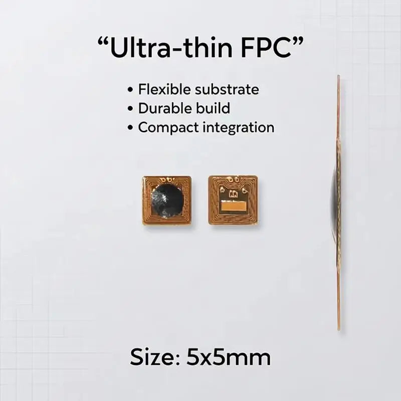 FPC Micro Programmable NFC RFID Tag Sticker 5x5mm Range Pet Tracking Qme