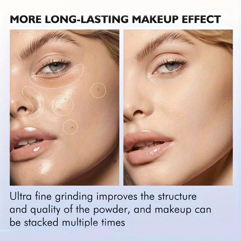 Oil-controlling Concealer Soft-focus Setting Powder Covers Pores Qme