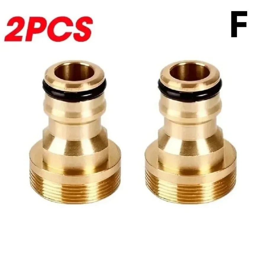 1/2Pcs Universal Kitchen Faucet Adapter M22 M24 Thread Hose Water Tube Adaptor Garden Quick Connector Garden Watering Toolss Qme 2Pcs