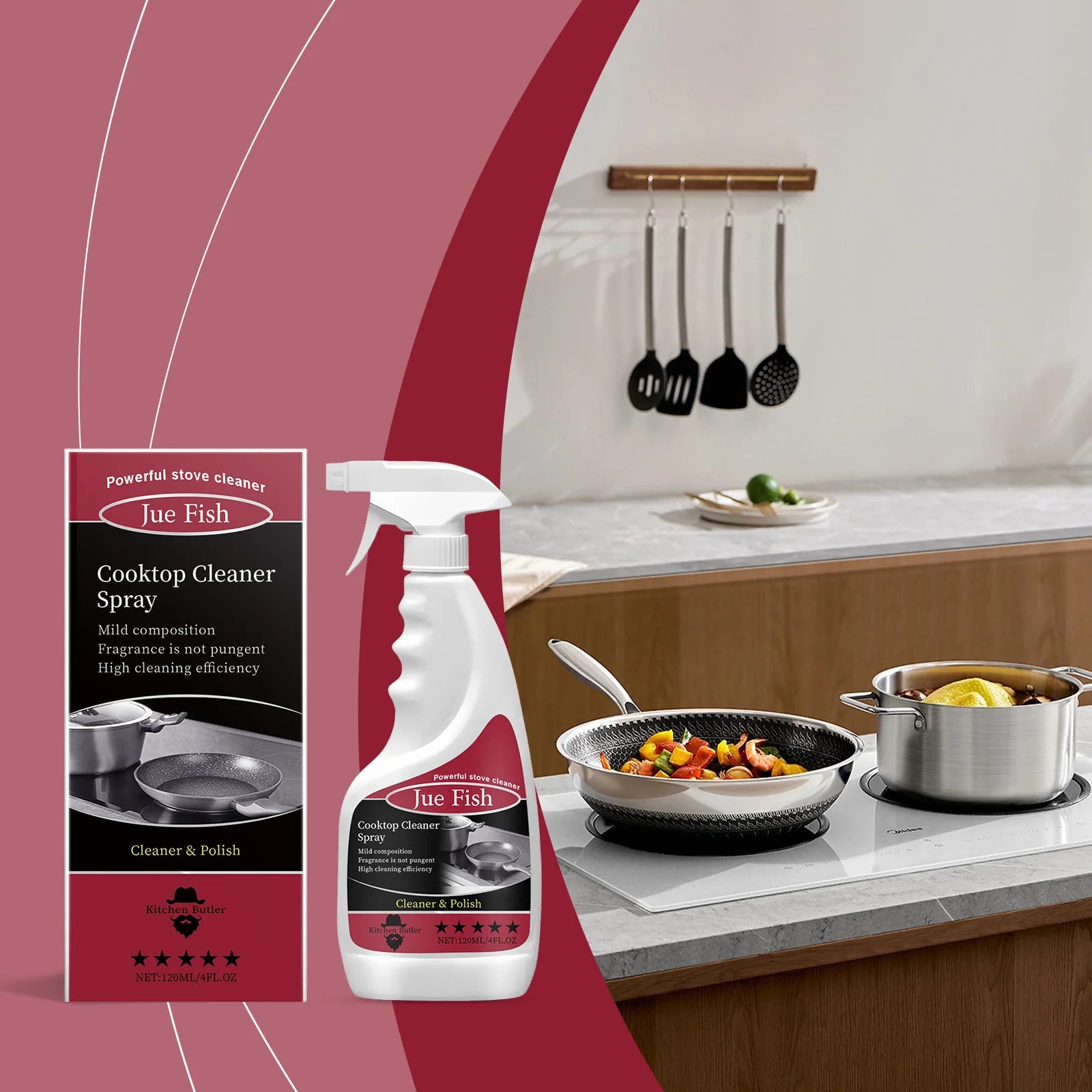 Powerful Cooker Foam Cleaner Quickly Dissolve Grease Eliminate Odors Remove Black Scale for Kitchenware Heavy Oil Cleaner Spray Qme