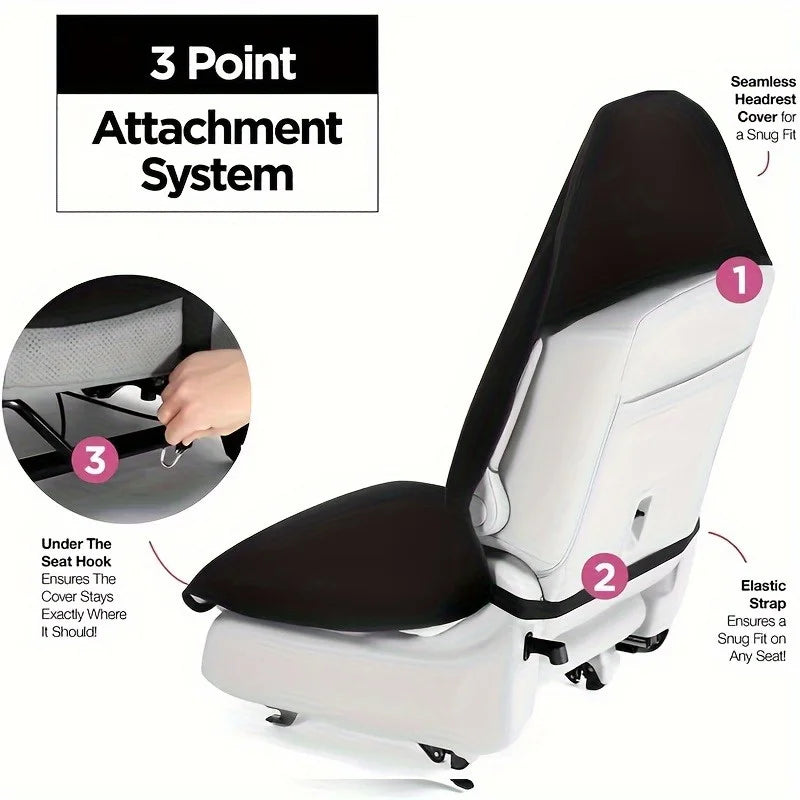 Car seat cover sports towel seat pad beach pad universal compatible protective cover, washable, for front seats, Qme
