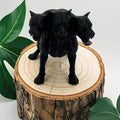 Gothic Three-headed Dog Statue Desktop Ornaments Scary Black Design Desk Home Decoration Qme Default Title