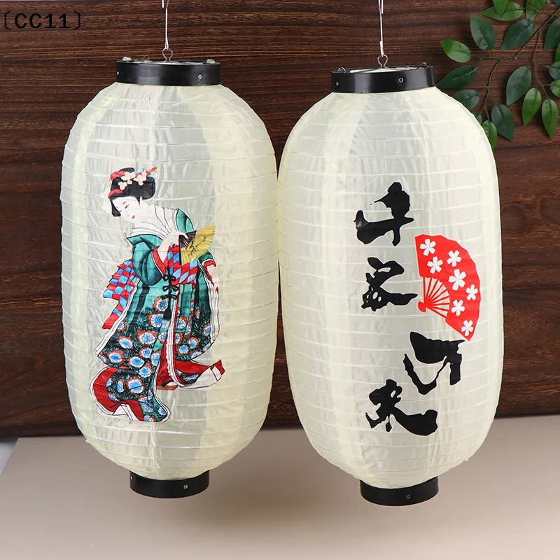 Japanese Lantern Cloth Party Decorative Lanterns Sushi Restaurant Qme