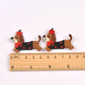 10pcs mix colors Multiple designs sausage dogs cloth patch For Clothing Headwear Bags Decoration Sewing Accessories Qme 4
