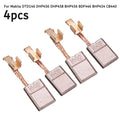 4 Pcs Carbon Brushes For DTD146 DHP456 DHP458 BHP456 BDF446 BHP454 CB440 Cordless Electric Hammer Drilling Machine Qme Default Title
