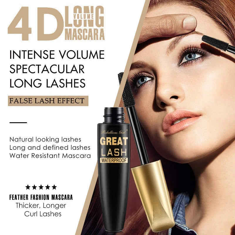 Rebellious Girl 24Hour Mascara Long-lasting Wear Smudge-proof Qme