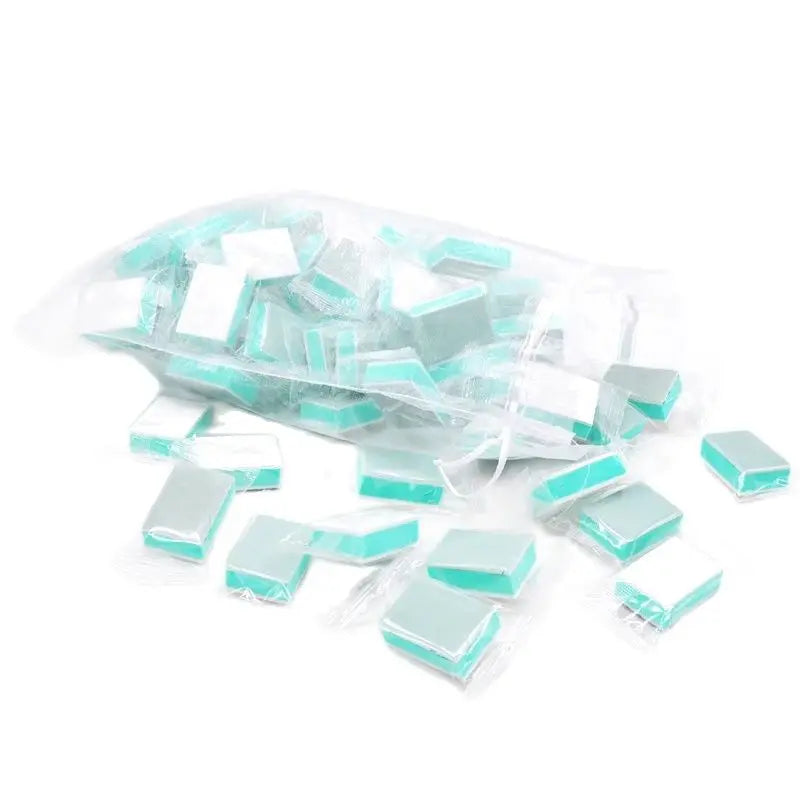 50 Pcs/bag Nail Buffer File Block Double Sided Nail Art Tool UV Gel Polisher Mini Polishing Care Salon Pedicure Manicure Qme