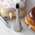 1pc Puff Nozzel: The Perfect Baking Tool for Cakes Cookies & More! Qme Silvery