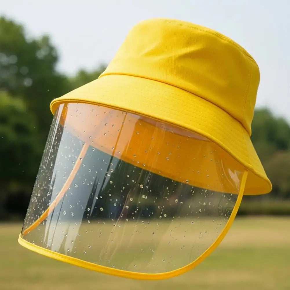Dust-proof Windproof Cap Stylish Bucket Hat Protective Face Mask Men Qme