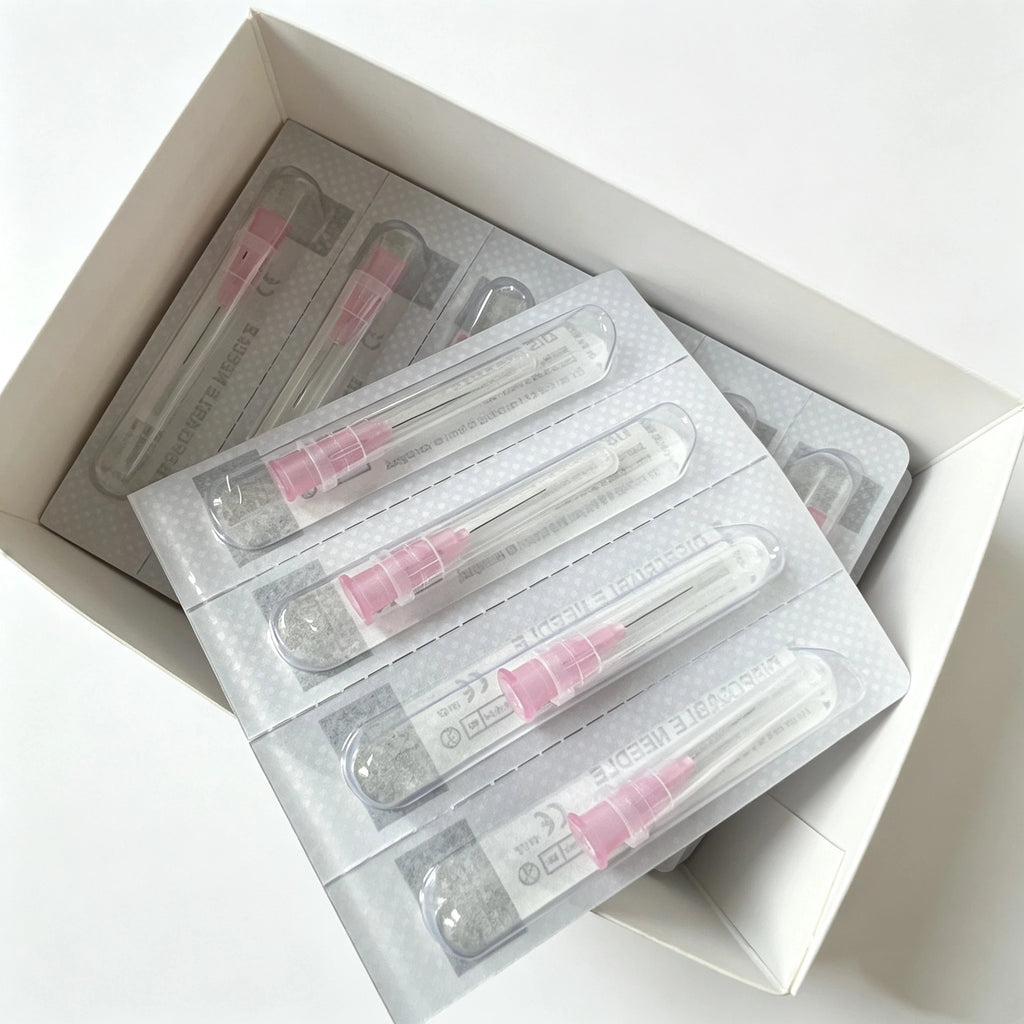 32G Superfine Small Painless needle Cartridge 4mm 6mm 13mm ultrafine Teeth Eyelid Tool Needles Tool Parts 20/50/100pcs Qme