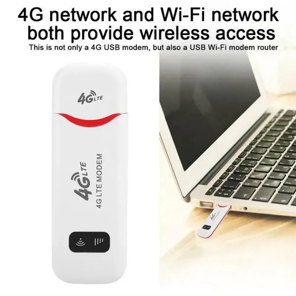 4G LTE USB Portable WiFi 150Mbps Wireless WiFi Mobile Router SIM Card Network Card Pocket WiFi Hotspot Router For Home Office Qme