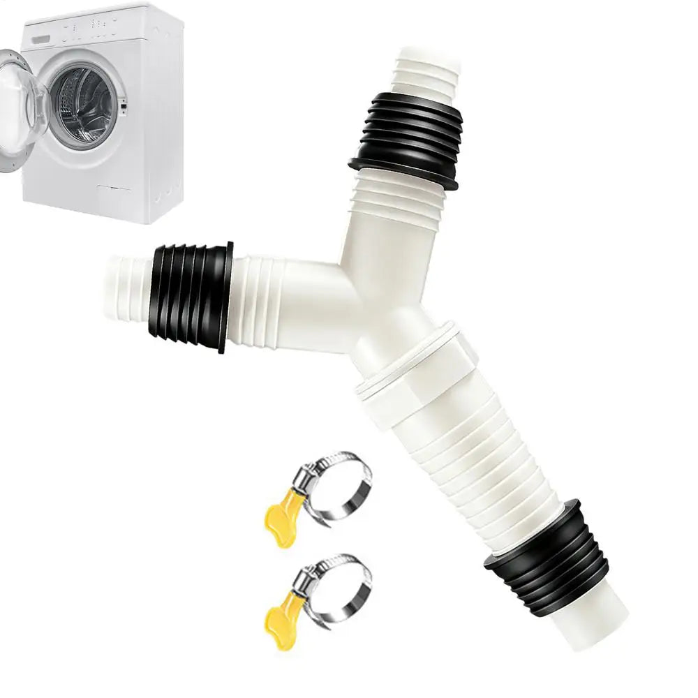 Washing Machine Drain Hose Tee Leak-proof Tight Fit Converter Fitting Qme China Mainland A