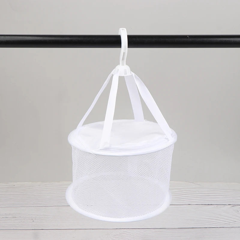 Drying Net Basket Mesh Pocket Hanging Rack Powder Puff Makeup Sponge Qme