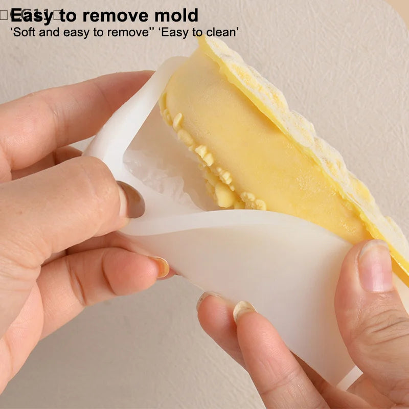 CC11Silicone Flower Popsicle Molds Stunning Floral Design Qme