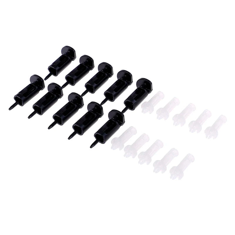 775 CPU Heatsink Mount Pin Plastic Push Screw Cooling Fan Mounting Qme One Size