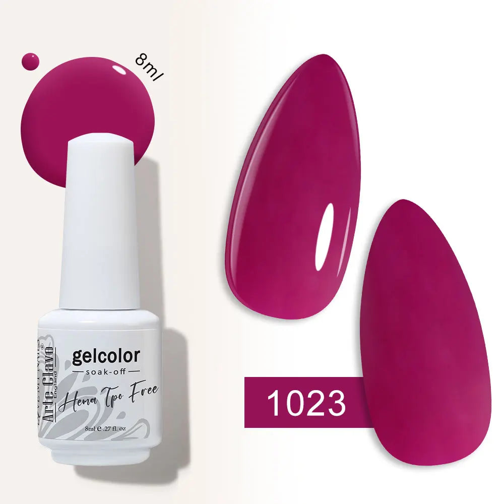 Arte Clavo Semi-permanent Gel Nail Varnish 180 Colors Semipermanent