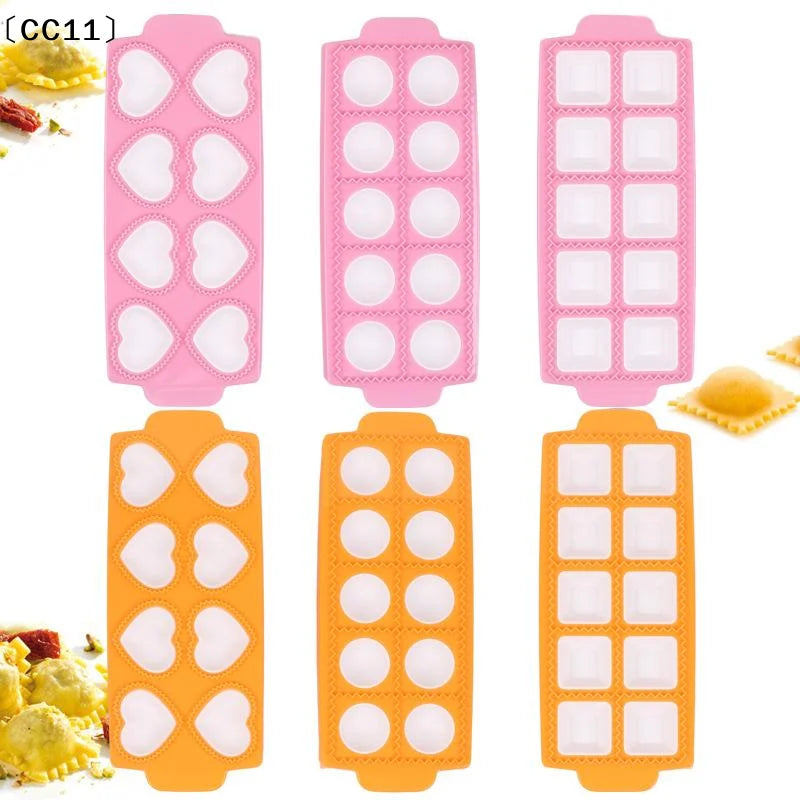 Kitchen Tools 10 Tortellini Molds Ravioli Cutter Dumplings Mould Qme