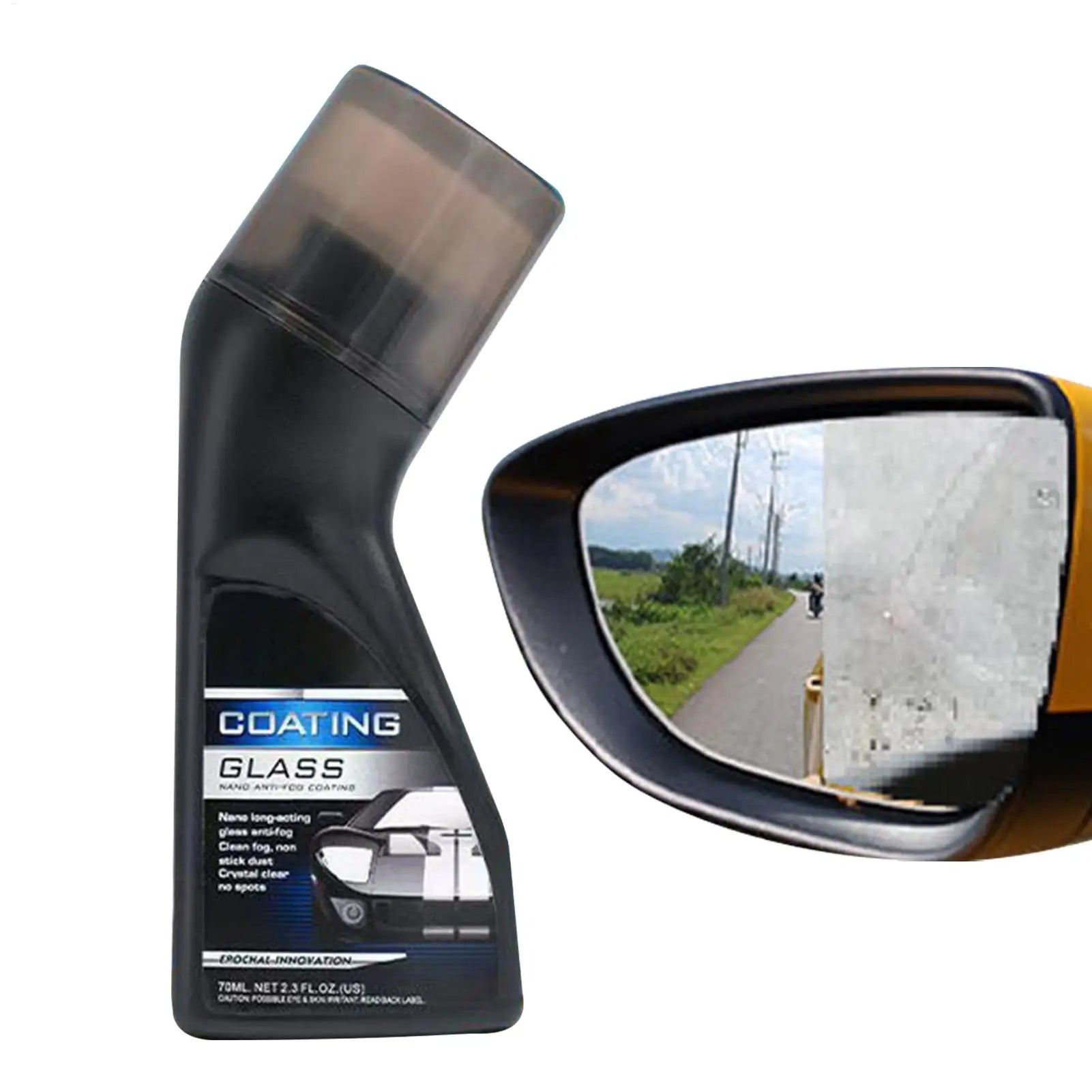 Car Windshield Rainproof Agent 90ml Auto Windshield Waterproof Defogging Agent Safe and Gentle Car Care Tool for Truck SUV RV Qme