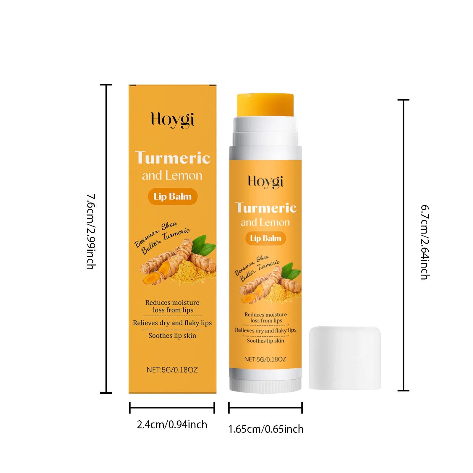 3-in-1 Lip Care Set Turmeric Nourishing Lip Balm Exfoliating Coconut Scrub & Hydrating Plumping Serum for Soft Smooth Lips Qme Lip Balm
