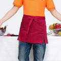 Waist Short Apron Hotels Restaurant Cafe Waiters and Waitresses Uniforms Aprons Multi Color Solid Color Anti Fouling Apron Qme Wine